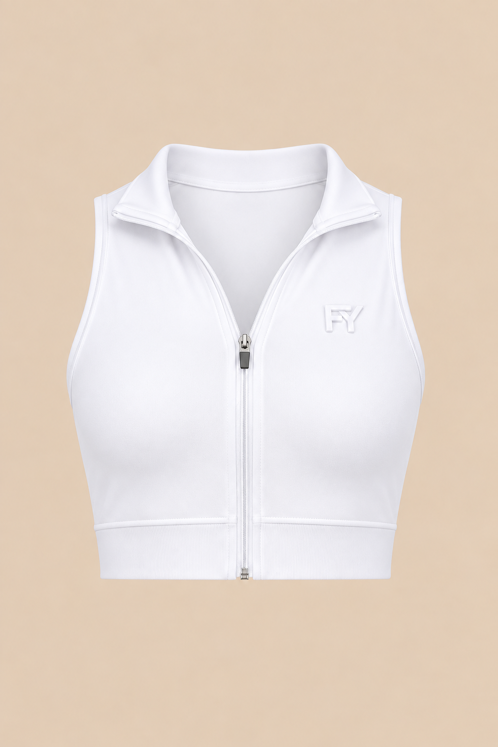 FlyYoung Aura Zip-Up Crop Top