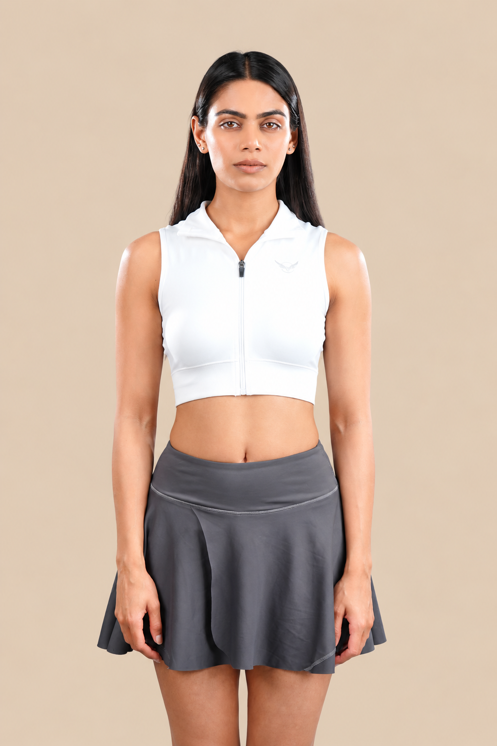 FlyYoung Aura Zip-Up Crop Top
